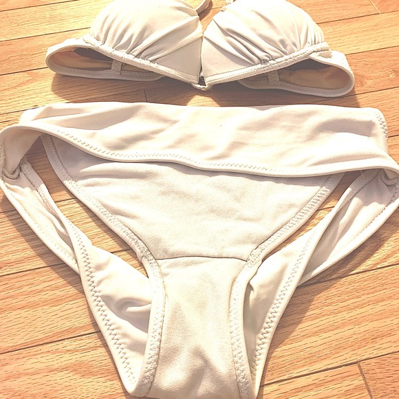 AKA Luxury Swimwear White Bikini - Picture 8 of 8